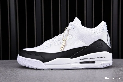 WHITE JORDAN FRAGMENT BLACK 3 AIR 0923